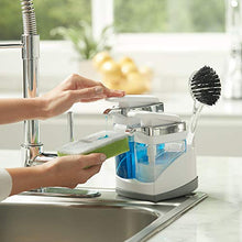 Load image into Gallery viewer, Casabella Sink Sider Duo with Sponge - White & Chrome Plating