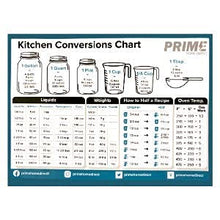 Load image into Gallery viewer, Prime Home Direct Spice Jars Set - 24 Spice Organizer with 792 labels - 4 oz Spice Containers with Shaker Lids and Airtight Metal Caps - Conversion Chart Magnet and Funnel Included