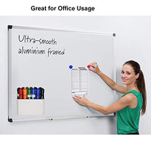 Load image into Gallery viewer, Magnetic Dry Erase Marker Holder, Pen and Eraser Holder for Whiteboard, Magnet Pencil Cup Utility Storage Organizer for Office, Refrigerator, Locker and Metal Cabinets (2 Pack)