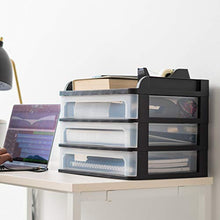 Load image into Gallery viewer, IRIS USA, Inc. DDS-M3 Medium Desktop Drawer System, Black