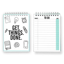 Load image into Gallery viewer, CUPCAKES & KISSES To Do List Double Pack I Notebooks with total 100 tear off Pages I Reminder Cards I 4.1 x 5.8 inches each Notepad I Made in Germany