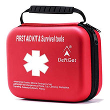 Load image into Gallery viewer, Compact First Aid Kit - Mini Survival Tools Box IFAK - Outdoor Medical Emergency Bag Lightweight for Emergencies at Home Car Camping Workplace Traveling Adventures Sports Hiking by deftget