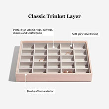 Load image into Gallery viewer, Stackers Blush Pink with Rose Gold Classic Jewelry Box - Set of 3
