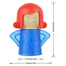 Load image into Gallery viewer, Angry Mom Microwave Cleaner - Angry Mom Mad Creay Mama Microwave Oven Cleaner High Temperature Steam Cleaning Equipment Tool Easily Crud Steam Cleans Add Vinegar and Water for Kitchen (Blue)