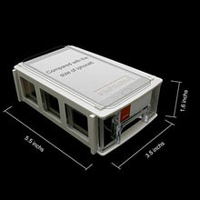 Load image into Gallery viewer, ZIIYAN Set of 12 Plastic Desktop Stackable Modular Craft Small Parts Hardware Drawers Organizer Containers Cabinet Storage Boxes with Compartments