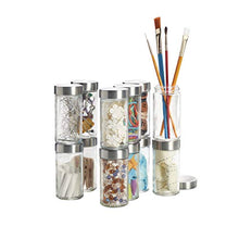 Load image into Gallery viewer, Kamenstein Empty Jars, Set of 12, 3 Ounce, Silver Cap