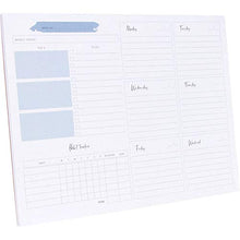Load image into Gallery viewer, Lamare Weekly Planner Notepad - Weekly Planners Book for Productivity - Tear Off Habit Tracker and Task Agenda - Office Calendar, Daily Desk Checklist I 10x7.8'' I Great Gift Idea for Women (Pink)