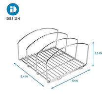 Load image into Gallery viewer, iDesign Classico Kitchen Cookware Organizer for Cutting Boards and Cookie/Baking Sheets - Chrome