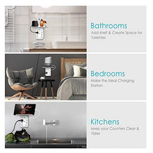 Load image into Gallery viewer, Socket Outlet Shelf, VICOUP 9 Port Multi Plug Wall Outlet Surge Protector 1080J with 3 USB Ports (3.4A Total), and Super Convenient Shelf for Cell Phone Placement - VI168