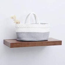 Load image into Gallery viewer, WELLAND 24 inch Walnut Mission Floating Shelves for Wall, Bathroom Wall Mount Shelves, Wood Modern Display Shelves, Book Shelves,for Bedroom,Living Room and Kitchen