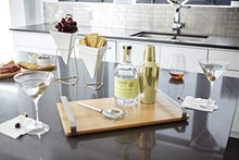 Load image into Gallery viewer, Umbra Trigg Geometric Planter, Wall and Desk Decor Ceramic Containers and Vases-for Succulents, Air, Mini Cactus, Faux Plant, White/Brass