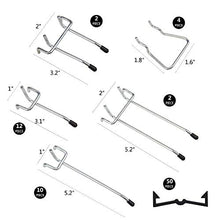 Load image into Gallery viewer, Falpro Pegboard Hooks Assortment, Peg Locks, Organizing Storage Tools, 170 Piece