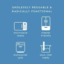 Load image into Gallery viewer, Stasher Platinum Silicone Food Grade Reusable Storage Bag, Aqua (Snack) | Reduce Single-Use Plastic | Cook, Store, Sous Vide, or Freeze | Leakproof, Dishwasher-Safe, Eco-friendly, Non-Toxic | 9.9 Oz