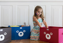 Load image into Gallery viewer, Katabird Storage Bin for Toy Storage, Collapsible Chest Box Toys Organizer with Lid for Kids Playroom, Baby Clothing, Children Books, Stuffed Animal, Gift Baskets