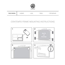 Load image into Gallery viewer, U Brands MOD Cork Bulletin Board, 20 x 16 Inches, Black and Grey Frame (390U00-01)