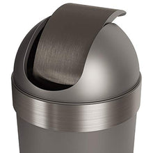 Load image into Gallery viewer, Umbra Venti Swing-Top 16.5-Gallon Kitchen Trash Large, 35-inch Tall Garbage Can for Indoor, Outdoor or Commercial Use, Pewter