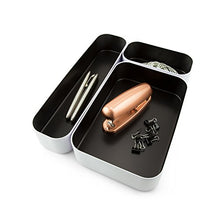 Load image into Gallery viewer, Three By Three Seattle Drawer Organizers Stacking Bins, Black (52275)