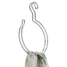 Load image into Gallery viewer, iDesign Classico Over the Rod, Closet Accessory Organizer for Scarves, Pashminas, Handbags - Loop, Chrome