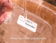 Load image into Gallery viewer, Removable Write-On Freezer Labels in Roll Dispenser, Food Date Storage Stickers for Refrigerator, Pantry, Kitchen & Home Organization, 1'' x 2'', Set of 300