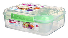 Load image into Gallery viewer, Sistema To Go Collection Bento Box Plastic Lunch and Food Storage Container, 55.7 Ounce, Multi Compartment (Color May Vary)