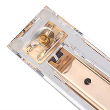 Load image into Gallery viewer, E&O Acrylic Stapler,One Finger,No Effort,Spring Powered Stapler,20 Sheets Capacity,Fits Standard Staples,with 1000 Pieces Staples,(Gold)……