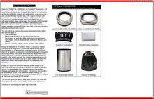 Load image into Gallery viewer, iTouchless 16 Gallon Oval Open Top Trash Can and Recycle Bin with Odor Control System, Stainless Steel Commercial Grade, Large 12-Inch Opening, for Home, Restaurant, Restroom, Office, 61 Liter