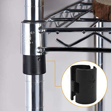 Load image into Gallery viewer, 74-Packs Wire Shelf Clips,Wire Shelving Shelf Lock Clips for 1" Post- Shelving Sleeves Replacements for Wire Shelving System,Fits with Thunder Group, Alera, Honey Can Do, Eagle, Regency, Metro & More