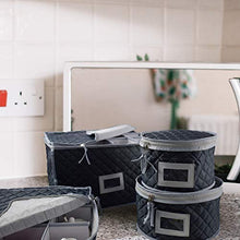 Load image into Gallery viewer, Complete Dinnerware Storage Set #1 Best Protection for Storing or Transporting Fine China Dishes Coffee Tea Cups Wine Glasses Includes 48 Felt Protectors for Plates