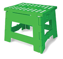 Load image into Gallery viewer, Kikkerland Rhino Easy Fold Step Stool, Short, Green