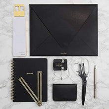 Load image into Gallery viewer, russell+hazel Acrylic Scissors Noire, Clear and Matte Black, 9”