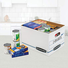 Load image into Gallery viewer, Bankers Box STOR/FILE Storage Boxes, Standard Set-Up, Lift-Off Lid, Letter/Legal, 6 Pack (0071303) , white