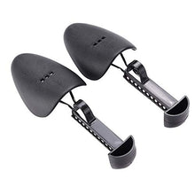 Load image into Gallery viewer, Adjustable Shoe Tree Shoe Care Practical Plastic Portable Travel Shoe Tree Shaper Stretcher Holder for Leather Sport Shoes Sneakers (2 Pair Men)