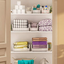 Load image into Gallery viewer, Akro-Mils 30240 AkroBins Plastic Storage Bin Hanging Stacking Containers, (15-Inch x 8-Inch x 7-Inch), Clear, (12-Pack)