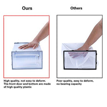 Load image into Gallery viewer, Shoe Storage Box 12 PCS Stackable Shoe Organizer Shoe Box Organizers Shoe Boxes Clear Plastic Stackable Sneaker Storage Shoe Containers with Drop Front