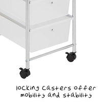 Load image into Gallery viewer, Honey-Can-Do 3-Drawer Plastic Storage Cart on Wheels