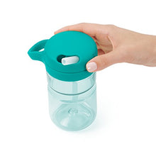 Load image into Gallery viewer, OXO Tot Twist Lid Water Bottle for Big Kids, Teal, 12 Ounce