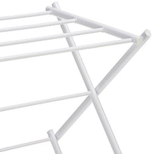 Load image into Gallery viewer, Amazon Basics Foldable Clothes Drying Laundry Rack - White