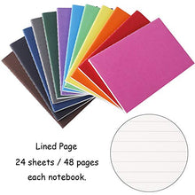 Load image into Gallery viewer, 48 Pack Pocket Notebook Set, Colorful Notebooks Bulk Travel Journals Lined Notepad, Soft Cover Mini Memo Notepad, 3.5x5.5 Inches