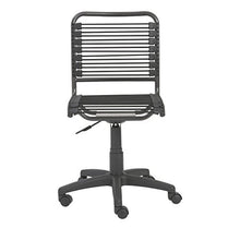 Load image into Gallery viewer, Euro Style Bungie Low Back Adjustable Office Chair, Black Bungies with Graphite Black Frame