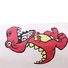 Load image into Gallery viewer, ZUEXT Red Dinosaur Laundry Basket 19.7x15.7 Inch,Dino Toy Bin,Collapsible Waterproof Canvas Dirty Clothes Hamper, Extra Large Fabric Lightweight Storage Basket for Boys Bedroom Baby Nursery Room