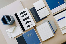 Load image into Gallery viewer, Wit & Delight - Concrete Pencil Holder | Size: 4" x 3.25" | Set of 2 | Blue