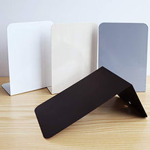Load image into Gallery viewer, Jekkis 8pcs Bookends, Metal Bookends for Shelves, Heavy Duty Book Ends, Non-Skid Book Stopper for Books, Magazines, DVDs