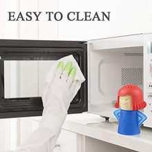 Load image into Gallery viewer, Angry Mom Microwave Cleaner - Angry Mom Mad Creay Mama Microwave Oven Cleaner High Temperature Steam Cleaning Equipment Tool Easily Crud Steam Cleans Add Vinegar and Water for Kitchen (Blue)