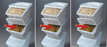 Load image into Gallery viewer, WTM CBCL-24 Stackable Bins with Hinged Lids, 24-Quart, Pack of 3