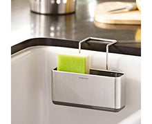 Load image into Gallery viewer, simplehuman Slim Sink Caddy, Brushed Stainless Steel