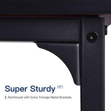 Load image into Gallery viewer, Coleshome 47 Inch Computer Desk, Modern Simple Style Desk for Home Office, Study Student Writing Desk,Black
