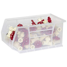 Load image into Gallery viewer, Akro-Mils 30240 AkroBins Plastic Storage Bin Hanging Stacking Containers, (15-Inch x 8-Inch x 7-Inch), Clear, (12-Pack)