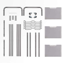 Load image into Gallery viewer, STORAGE MANIAC 3 Section Laundry Sorter, 3 Bag Laundry Hamper Cart with Heavy Duty Rolling Lockable Wheels and Removable Bags, Gray