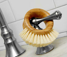 Load image into Gallery viewer, Full Circle The Ring Fruit and Vegetable 2 in 1 Mushroom Cleaning Brush, White