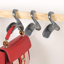 Load image into Gallery viewer, Purse Hanger Hook Bag Rack Holder - Handbag Hanger Organizer Storage - Over The Closet Rod Hanger for Storing and Organizing Purses | Backpacks |Satchels | Crossovers | Handbags | Tote(2 Pack)
